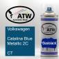 Preview: Volkswagen, Catalina Blue Metallic 2C, CT: 400ml Sprühdose, von ATW Autoteile West.